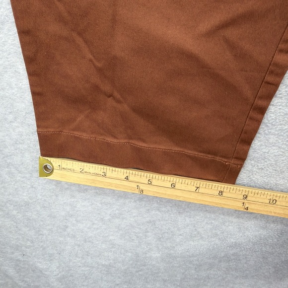 J Crew Pants Men 36x34 Rust Brown Khakis Chino Flex Athletic Stretch Casual NEW - Picture 13 of 13